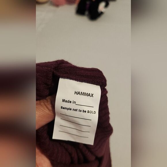 David Lerner Austin Scoop Neck Ribbed Bodysuit Aubergine Size Small - Picture 2 of 8